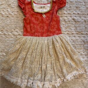 Taylor Joelle Moana Inspired Dress 🌺 sz 4